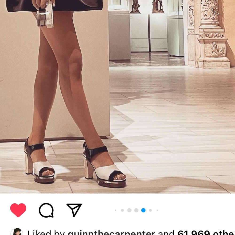 ISO NOT FOR SALE Chanel Lucite pumps - Picture 3 of 4